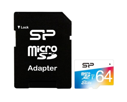 Карта пам'яті Silicon Power 64GB microSDXC Class 10 UHS-I U1 V10 (SP064GBSTXBU1V21SP) Карта пам'яті Silicon Power 64GB microSDXC Class 10 UHS-I U1 V10 (SP064GBSTXBU1V21SP)