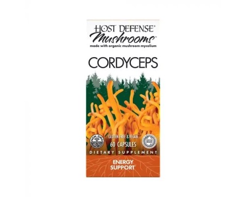 Трави Fungi Perfecti Гриби кордицепс, підтримка вироблення енергії, Cordyceps, 60 (FPI-03102)