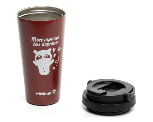 Термокружка Hölmer Coffee Time Брунатна (TC-0500-DR Coffee Time)