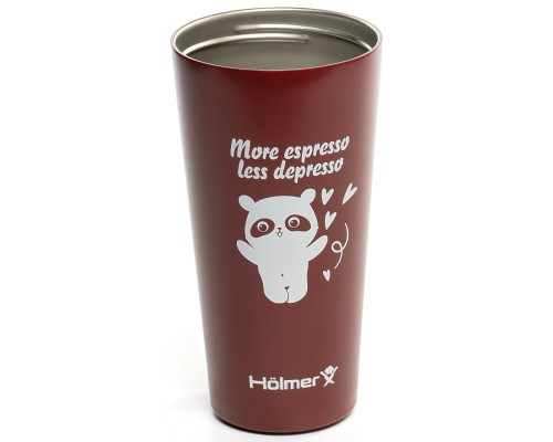 Термокружка Hölmer Coffee Time Брунатна (TC-0500-DR Coffee Time)