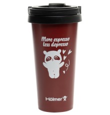 Термокружка Hölmer Coffee Time Брунатна (TC-0500-DR Coffee Time)