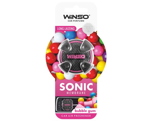 Ароматизатор для автомобіля WINSO Sonic Bubble Gum (531080) 