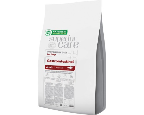 Сухий корм для собак Nature's Protection VD Gastrointestinal White Fish Adult All Breed Dogs з білою рибою 10 кг (NPSCVET47577)