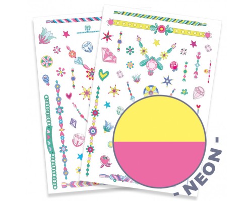 Набір для творчості Djeco Дженіс наклейки на тіло (DJ09587)