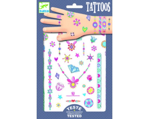 Набір для творчості Djeco Дженіс наклейки на тіло (DJ09587)