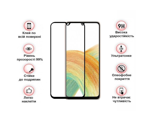 Скло захисне BeCover ZTE Blade A33Plus Black (710173)