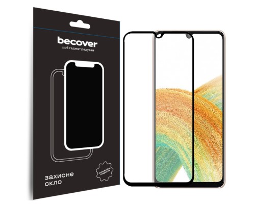 Скло захисне BeCover ZTE Blade A33Plus Black (710173)