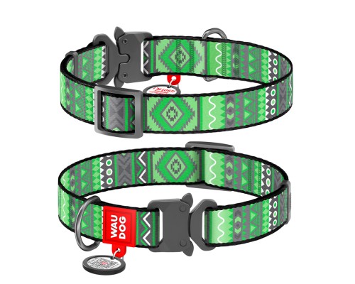Нашийник для тварин WAUDOG Nylon з QR паспортом 
