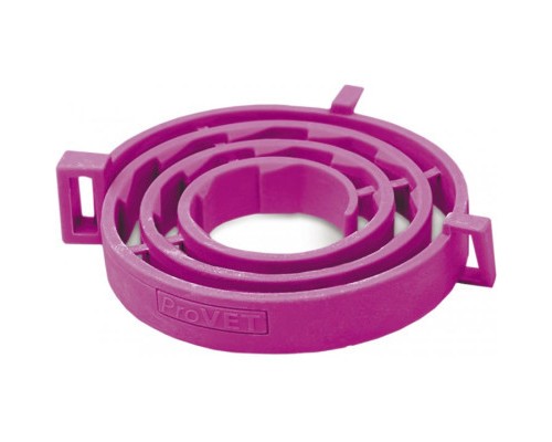 Нашийник для тварин ProVET Profiline для великих порід (інсектоакарицид) 70 см фуксія (4823082430994)