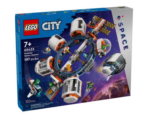 Конструктор LEGO City Модульна космічна станція 1097 деталей (60433)