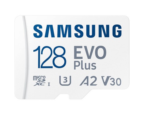 Карта пам'яті Samsung microSDXC 128GB C10 UHS-I R130MB/s Evo Plus + SD (MB-MC128KA/EU) Карта пам'яті Samsung microSDXC 128GB C10 UHS-I R130MB/s Evo Plus + SD (MB-MC128KA/EU)