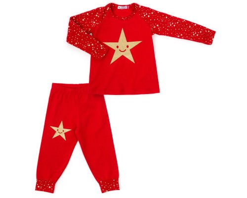 Піжама дитяча Matilda із зірочкою (8981-2-92G-red)