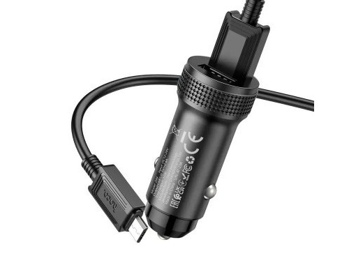 Зарядний пристрій HOCO Z49 Level 2xUSB Black (6931474795649)