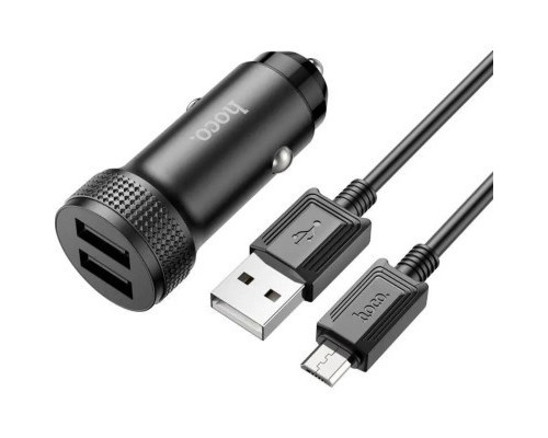 Зарядний пристрій HOCO Z49 Level 2xUSB Black (6931474795649)