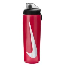 Пляшка для води Nike Refuel Bottle Locking Lid 24 OZ червоний, чорний, сріблястий 709 мл N.100.7668.640.24 (887791745484)