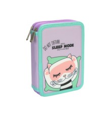 Пенал Cool For School 2 відділення з відворотами Рожевий (CF87275)