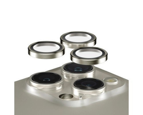 Скло захисне Armorstandart for Camera AR iPhone 15 Pro / 15 Pro Max Natural Titanium (ARM76121)