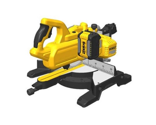 Торцювальна пила DeWALT 54В XR FLEXVOLT Li-Ion, 216х30 мм, XPS, 15 кг, 2x6Ah, TSTAK (DCS777T2)