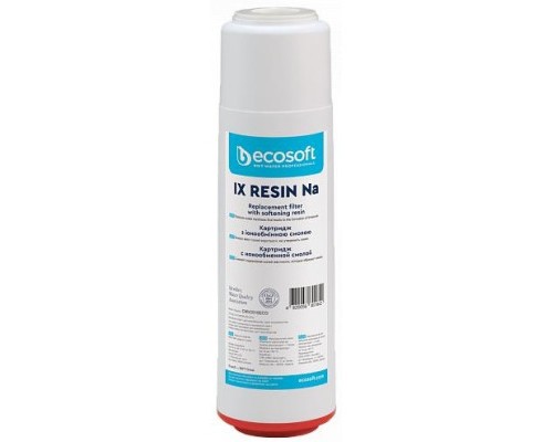 Картридж для фільтра глечика Ecosoft Картридж з іонообмінної смолою Ecosoft 2.5х10