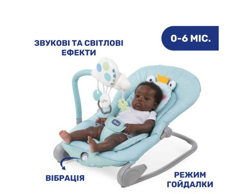 Крісло-гойдалка Chicco Balloon бірюзове (79652.60)