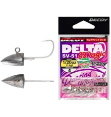 Джиг-голівка Decoy SV-51 Delta Magic 4 1.8g (5шт/уп) (1562.10.12)
