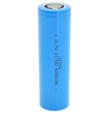Акумулятор 21700 5000mAh, 3.7V, Blue, FlatTop Vipow (ICR21700-5000mAhFT / 31080)