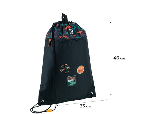 Сумка для взуття Kite Crazy Mode Чорна (K24-601M-26)