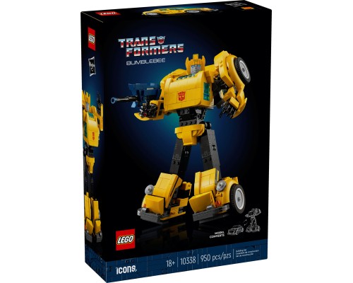 Конструктор LEGO Icons Трансформери Бамблбі 950 деталей (10338)