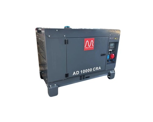 Генератор Metier AD10000CRA дизель, 1/3ф, 3ф-8,0kW, 1ф-7,2kW бак-25л, ел.старт (AD10000CRA)