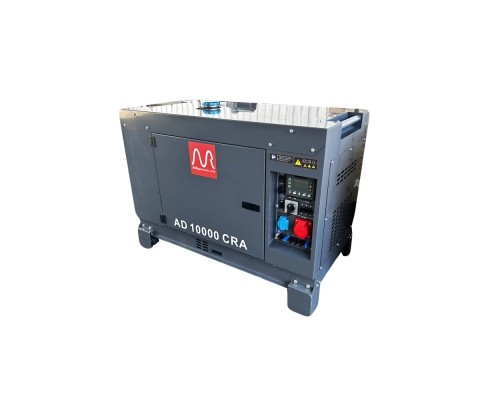 Генератор Metier AD10000CRA дизель, 1/3ф, 3ф-8,0kW, 1ф-7,2kW бак-25л, ел.старт (AD10000CRA)