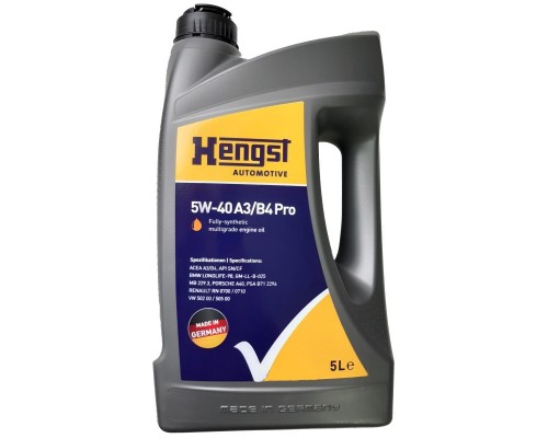 Моторна олива HENGST 5W-30 A3/B4 Pro, 5л (815800000)