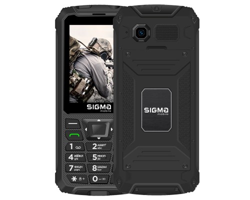 Мобільний телефон Sigma X-treme PR68 Type-C Black (4827798122419)