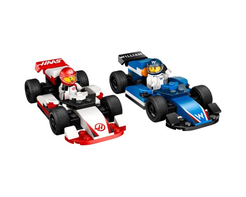 Конструктор LEGO City Автомобілі для перегонів F1 команд Williams Racing та Haas F1 (60464)