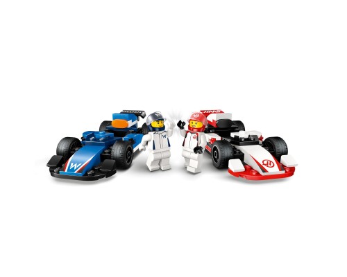 Конструктор LEGO City Автомобілі для перегонів F1 команд Williams Racing та Haas F1 (60464)