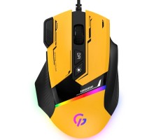 Мишка GamePro GM300Y USB Yellow/Black (GM300Y)