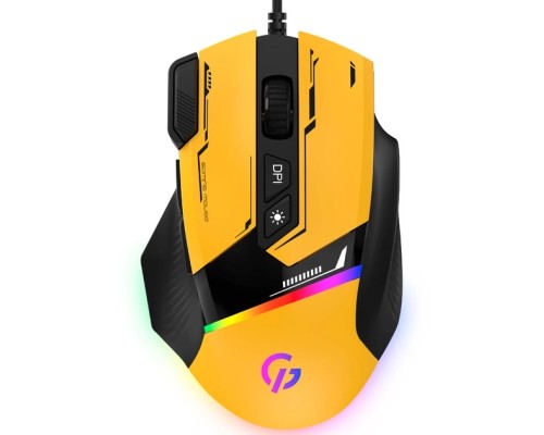 Мишка GamePro GM300Y USB Yellow/Black (GM300Y)