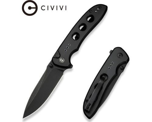 Ніж Civivi Hyperpulse Darkwash Black Aluminum (C23087A-1)