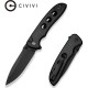 Ніж Civivi Hyperpulse Darkwash Black Aluminum (C23087A-1)