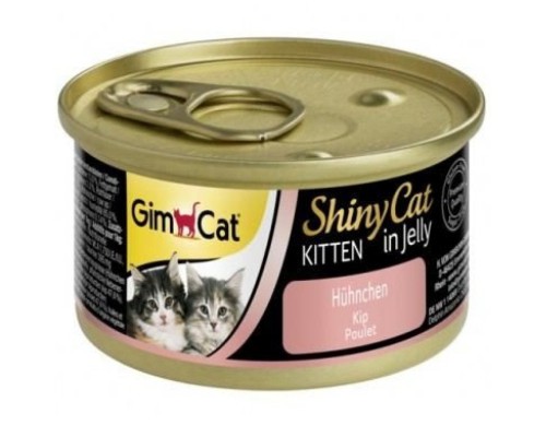 Консерви для котів GimCat Shiny Kitten Для кошенят з куркою 70 г (4002064413341)