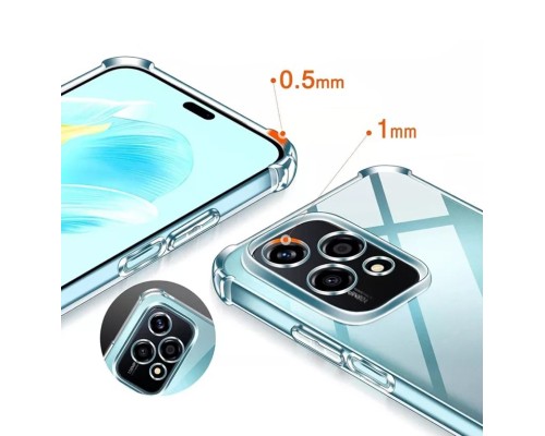 Чохол до мобільного телефона BeCover Anti-Shock Honor 200 Lite Clear (713147)