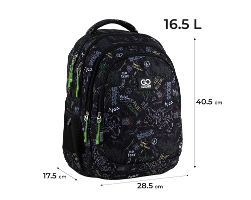 Рюкзак шкільний GoPack Teens 162M-6 (GO25-162M-6)