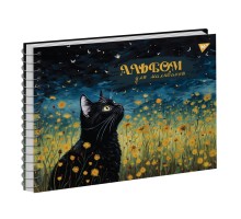Альбом для малювання Yes А4 30 Спіраль Cats (130572)
