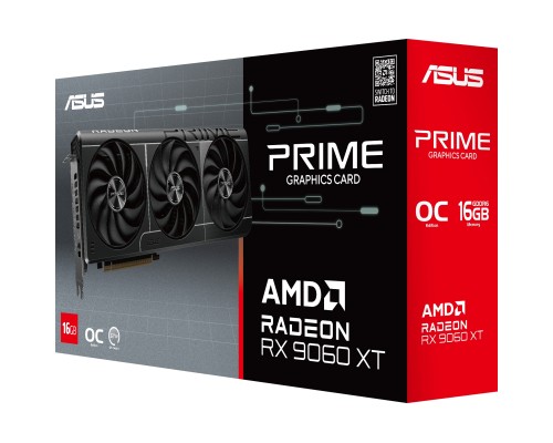 Відеокарта ASUS Radeon RX 9060 XT 16Gb PRIME OC (PRIME-RX9060XT-O16G)