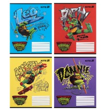 Зошит Kite Ninja Turtles, 12 аркушів, коса лінія (NT25-235)
