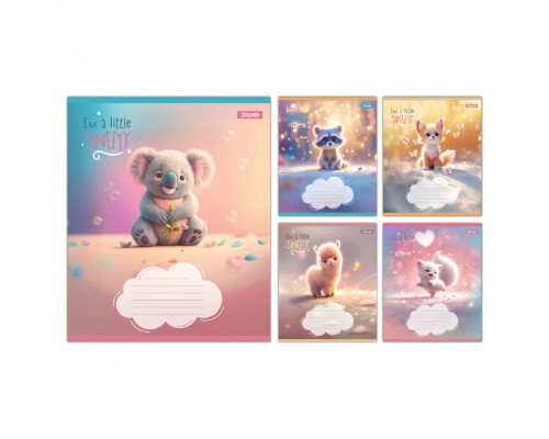 Зошит 1 вересня Sweety А5 12 аркушів коса лінія (768126)