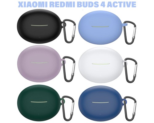 Чохол для навушників BeCover Silicon для Xiaomi Redmi Buds 4 Active Deep Blue (710943)