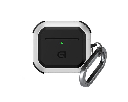 Чохол для навушників Armorstandart Panzer для Apple Airpods 4 White (ARM82553) Чохол для навушників Armorstandart Panzer для Apple Airpods 4 White (ARM82553)