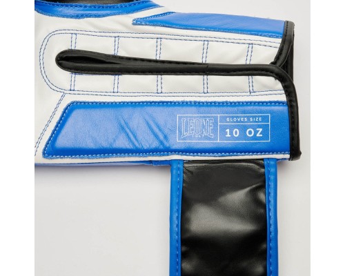Боксерські рукавички Leone GN208 Iconic Blue 10 унцій (GN208_Blue_10oz)