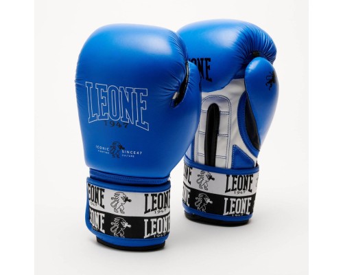 Боксерські рукавички Leone GN208 Iconic Blue 10 унцій (GN208_Blue_10oz)