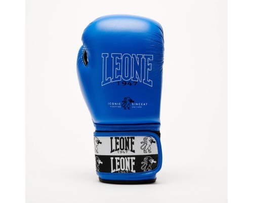 Боксерські рукавички Leone GN208 Iconic Blue 10 унцій (GN208_Blue_10oz)